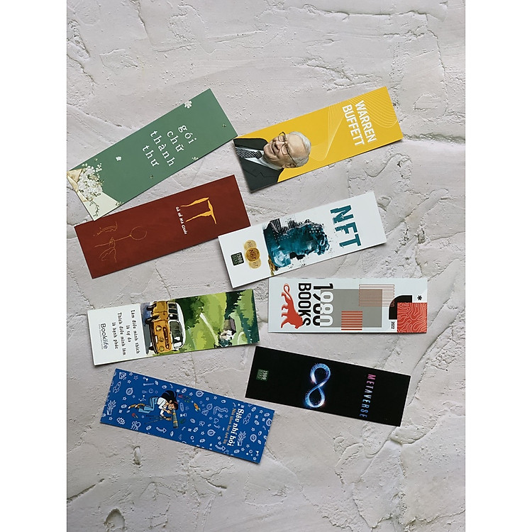 Bookmark kẹp sách giấy cứng - Ảnh 4