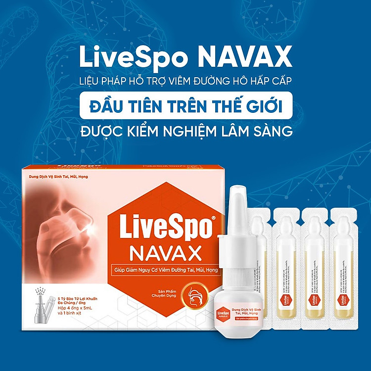Mua Xịt mũi Giảm nghẹt - Livespo NAVAX 10 ống Chính hãng Giá rẻ - Hình ảnh 4