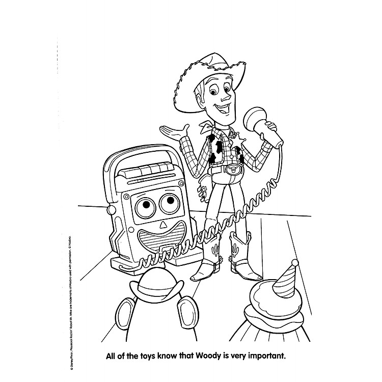 Disney Toy Story 4 Deluxe Poster Paint & Color - Ảnh 2