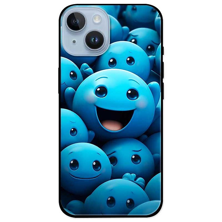 Ốp lưng dành cho Iphone 15 - 15 Plus - 15 Pro - 15 Pro Max - Mặt Xanh - Hàng Chính Hãng