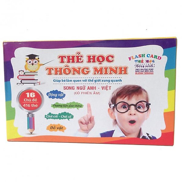 Thẻ Học Glenn Doman Tiếng Anh Cho Bé (416 thẻ) - Ảnh 2