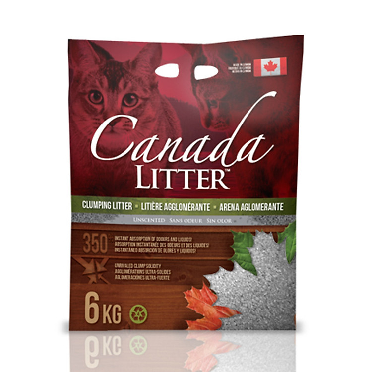 Cát mèo Canada Litter 6kgs - Không Mùi