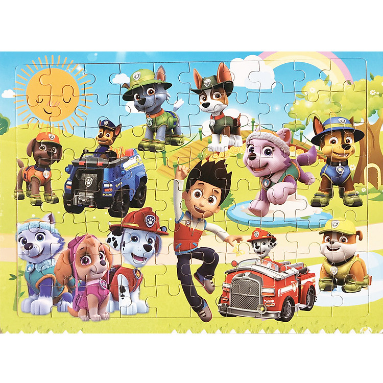 Xếp Tranh Gỗ Rèn Tư Duy Chủ Đề Chó Cứu Hộ