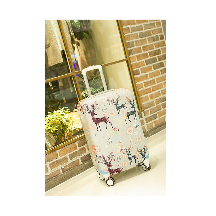 Túi Bọc Bảo Vệ Vali Thun Co Giãn 4 Chiều Họa Tiết Đẹp Mắt