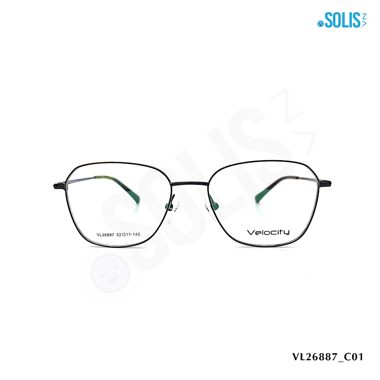 Gọng kính kim loại hiệu Velocity VL26887 KÍCH THƯỚC 52-17-142