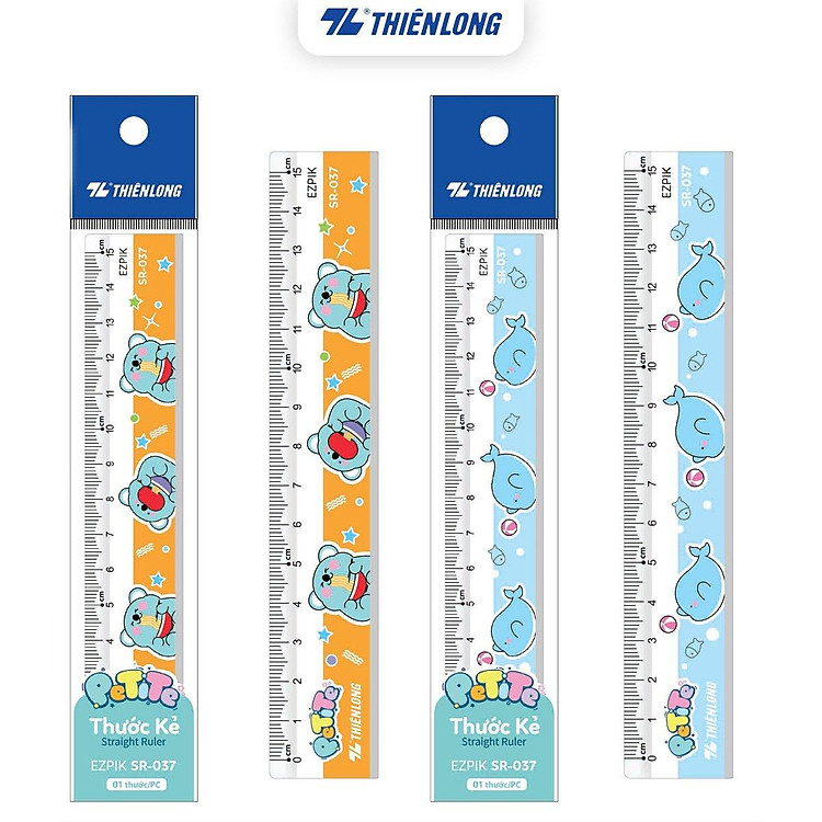 Thước thẳng 15cm Ezpik PeTiTe SR-037