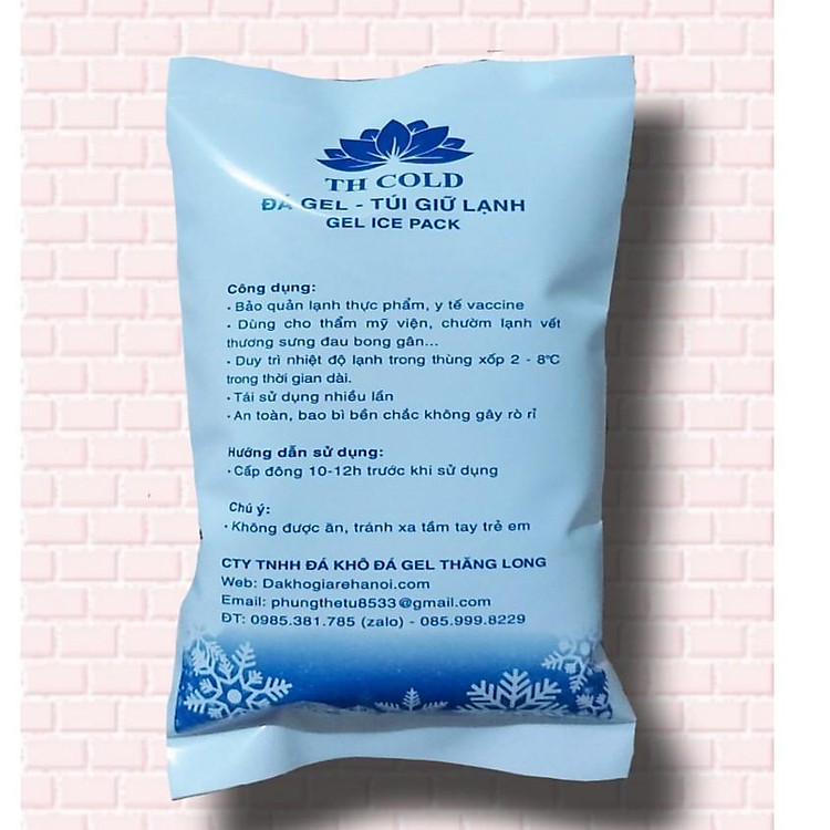 Đá gel đá khô bảo quản thực phẩm 500g