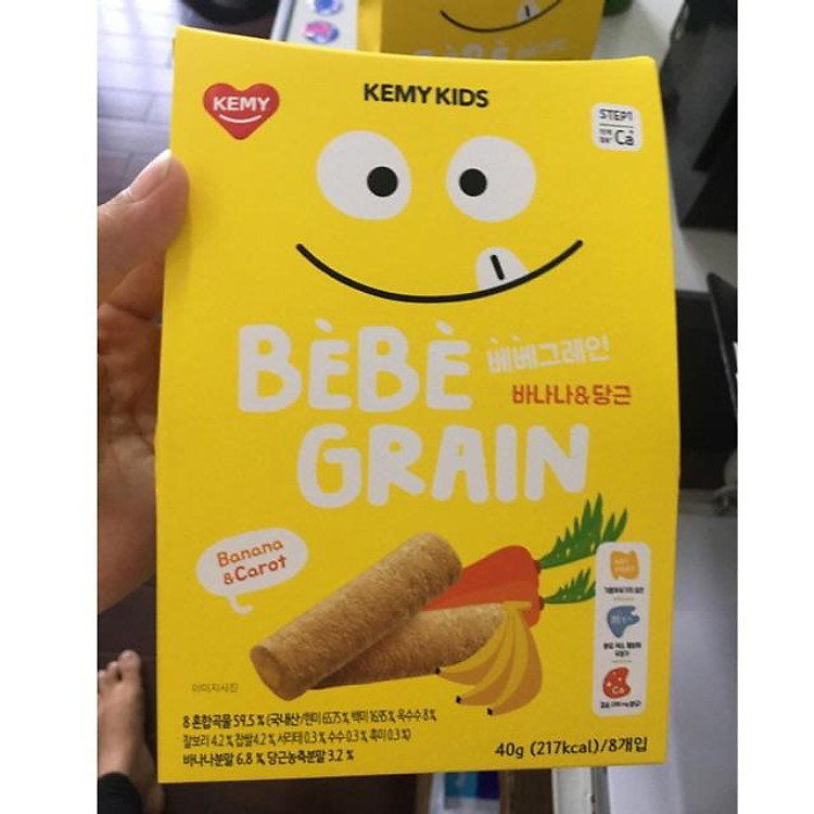 Bánh ngũ cốc Hàn Quốc cho bé ăn dặm từ 7 tháng