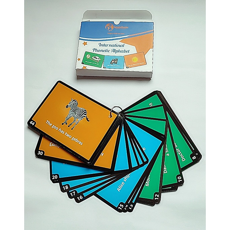 Bộ Thẻ Đọc Flashcard IPA (44 âm, 14x10cm) - Ảnh 2