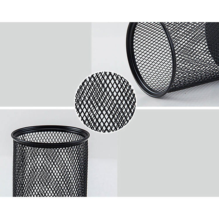 Cắm Bút Sắt Tròn Đen Guangbo - Ảnh 4