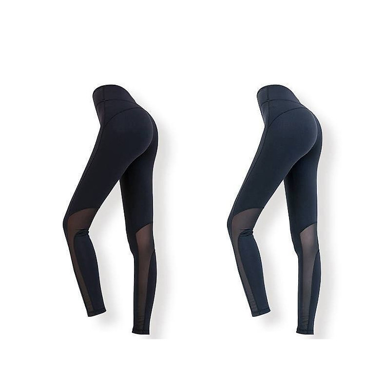 Quần tập Yoga, Gym nữ Cạp cao, Co giãn 4 chiều Cao Cấp