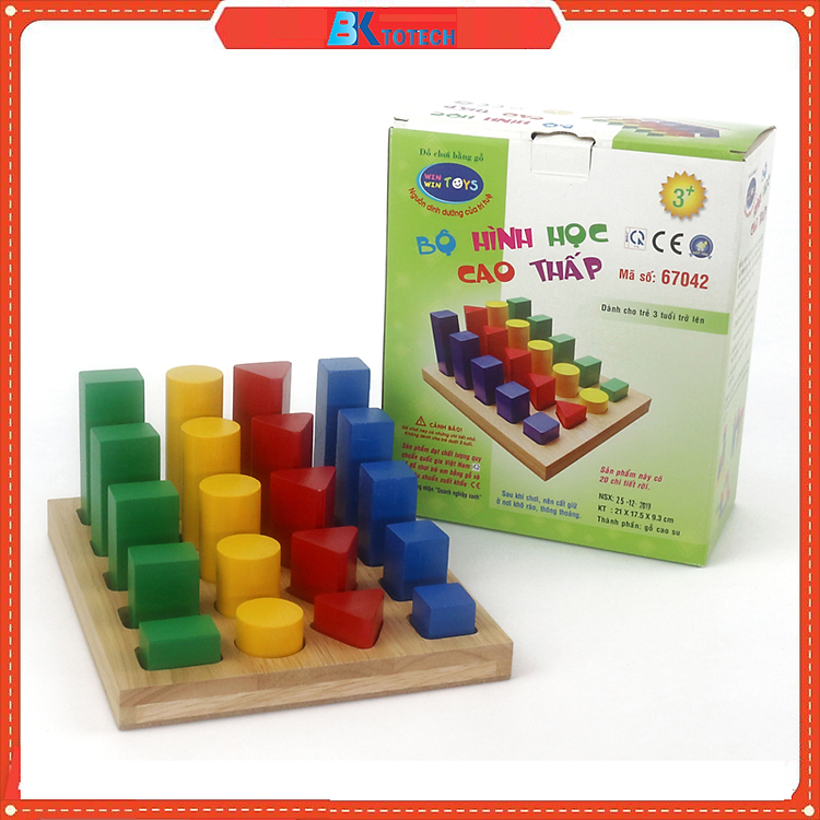 Mua Bộ hình học cao thấp cho bé Chính hãng Tiết kiệm