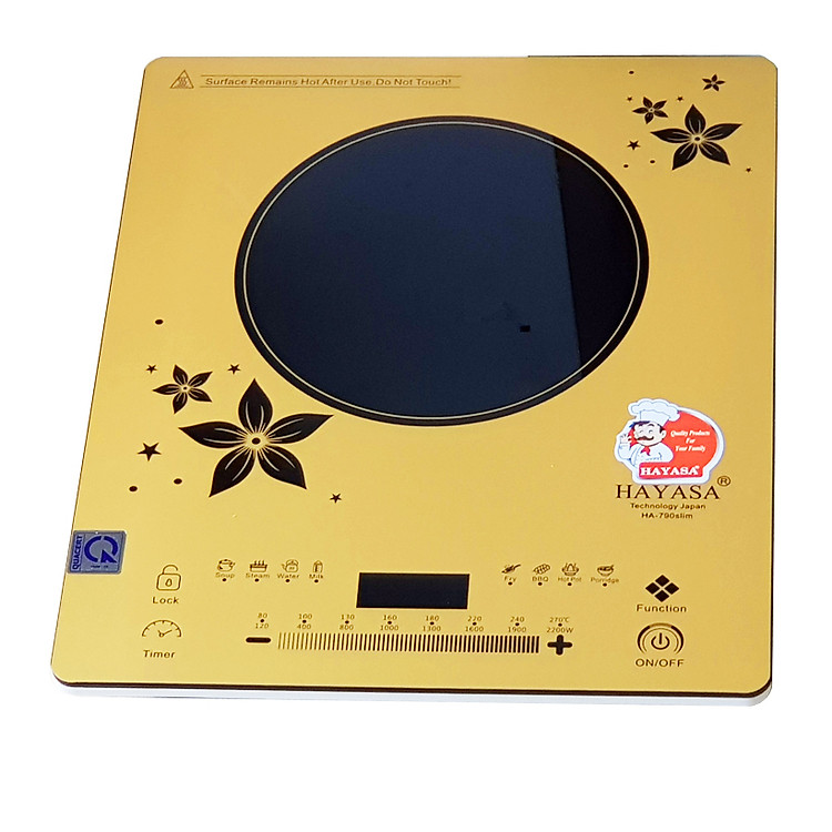 Bếp điện từ siêu mỏng tiết kiệm điện Hayasa Ha-790 Slim - Hàng chính hãng