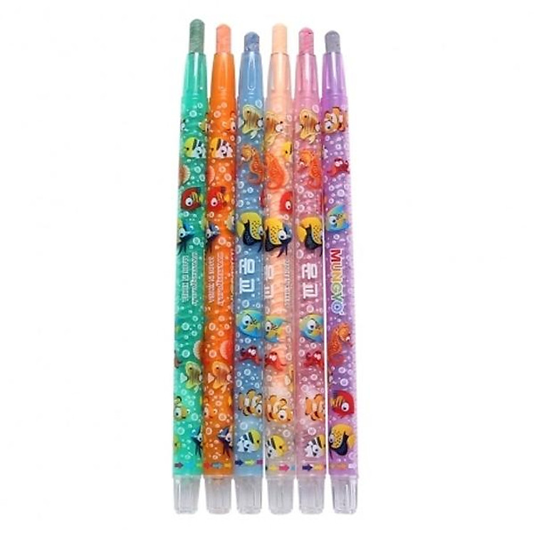 Bút Sáp Vặn Mungyo MTC-12 (12 màu) - Ảnh 6