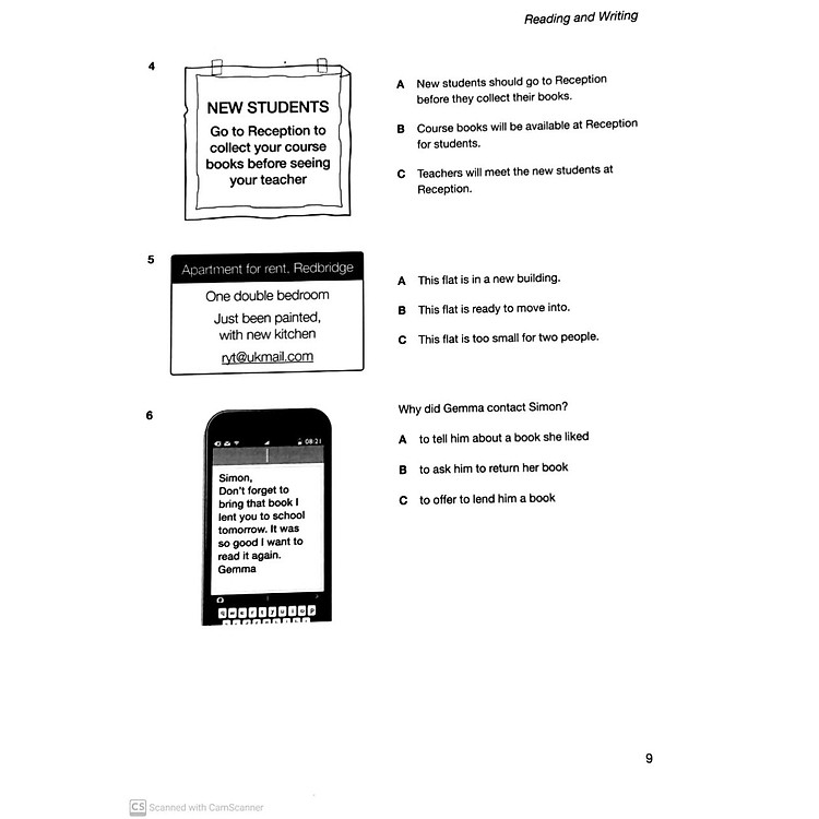A2 Key 1 For The Revised 2020 Exam Student's Book With Answers (KET Practice Tests) - Ảnh 7
