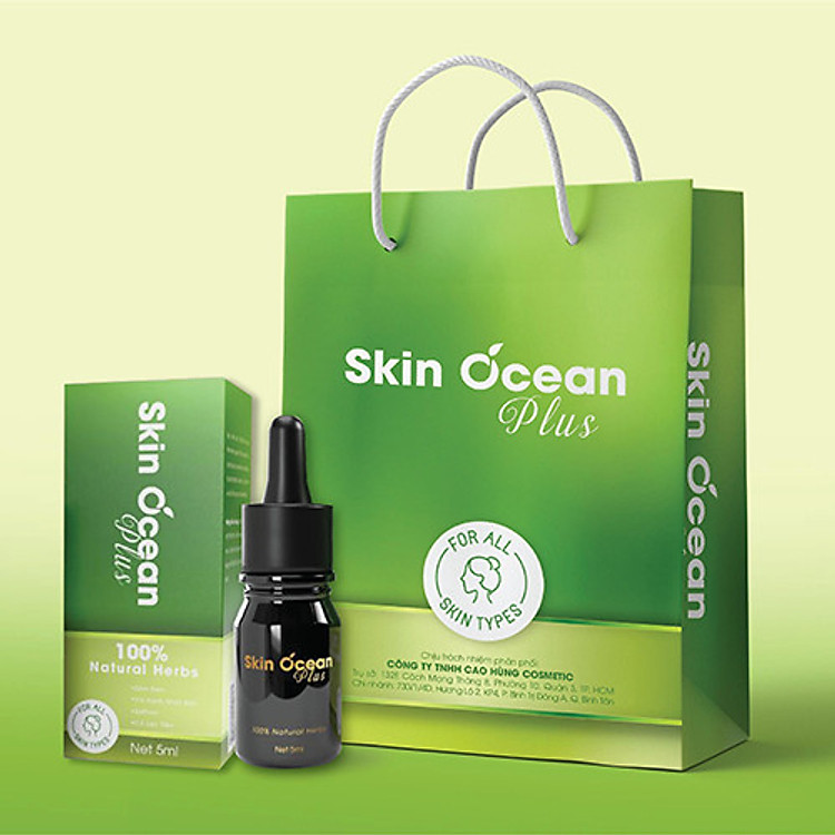SẠCH MỤN TRÊN DA, SERUM MỤN QUYỀN NĂNG SKIN OCEAN PLUS, QUYÊN ĐI NỖI LO VỀ MỤN.