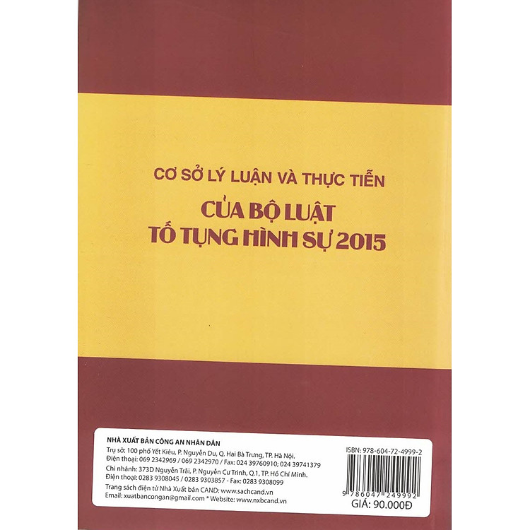 Cở Sở Lý Luận Và Thực Tiễn Của Bộ Luật Tố Tụng Hình Sự 2015 - Ảnh 2