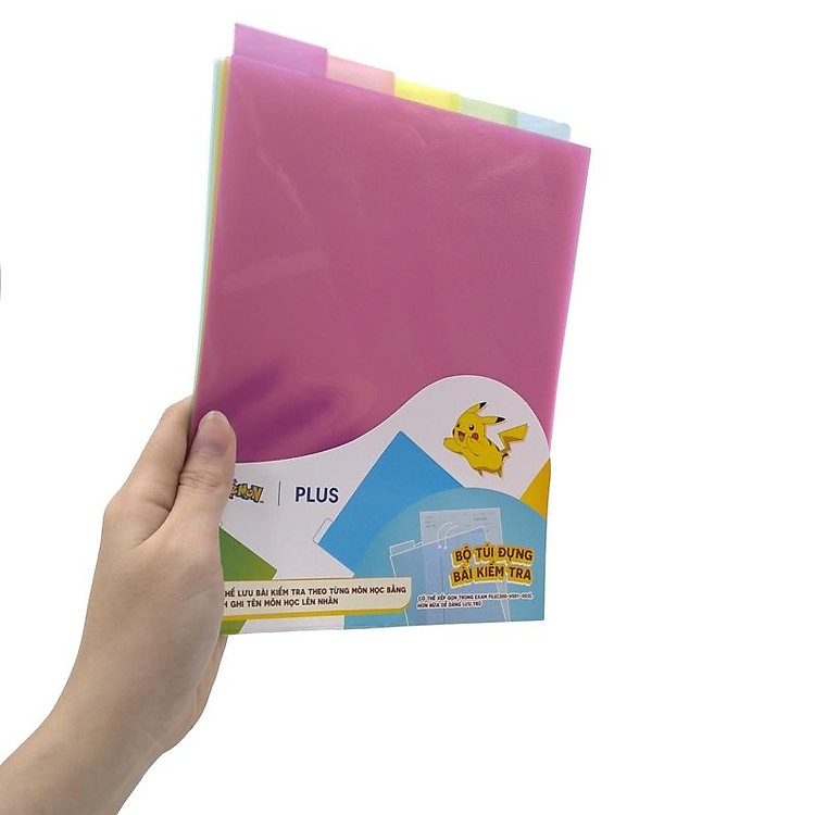 Bộ File Đựng Bài Kiểm Tra Plus-400-V001 (2 chiếc) - Ảnh 5