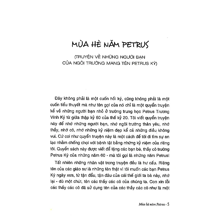 Mùa Hè Năm Petrus (Tái Bản 2019) - Ảnh 2