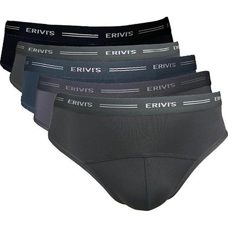 Combo 5 Quần lót nam Cao Cấp ERIVI'S-060 (Lưng Bóng Thun Lạnh)