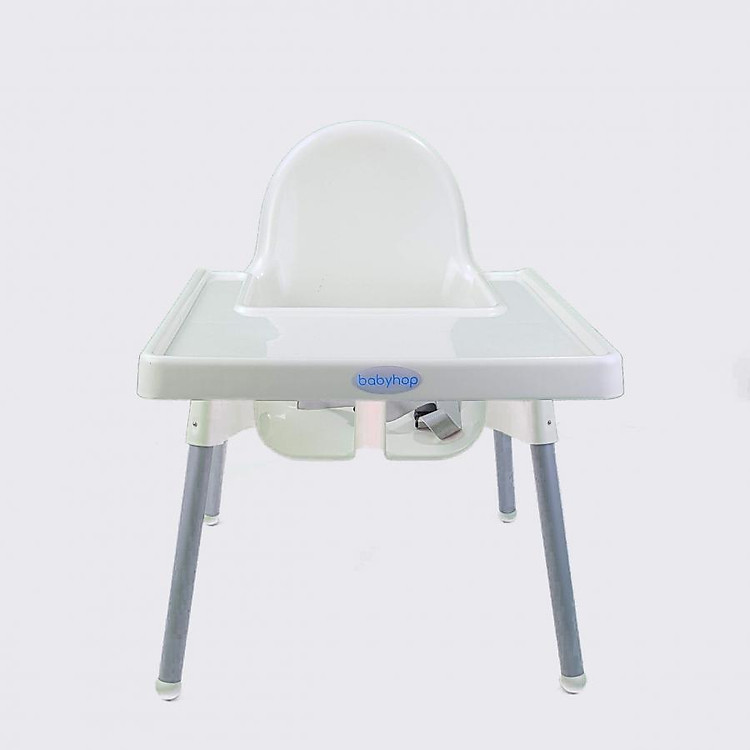 Ghế Ăn Trẻ Em Glosby Babyhop BH-501WAA– Trắng - Chân Điều Chỉnh