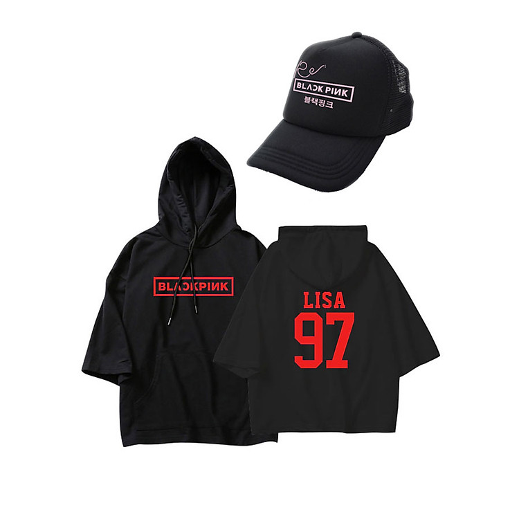 Combo mũ áo Blackpink Blink tặng kèm sticker Blackpink