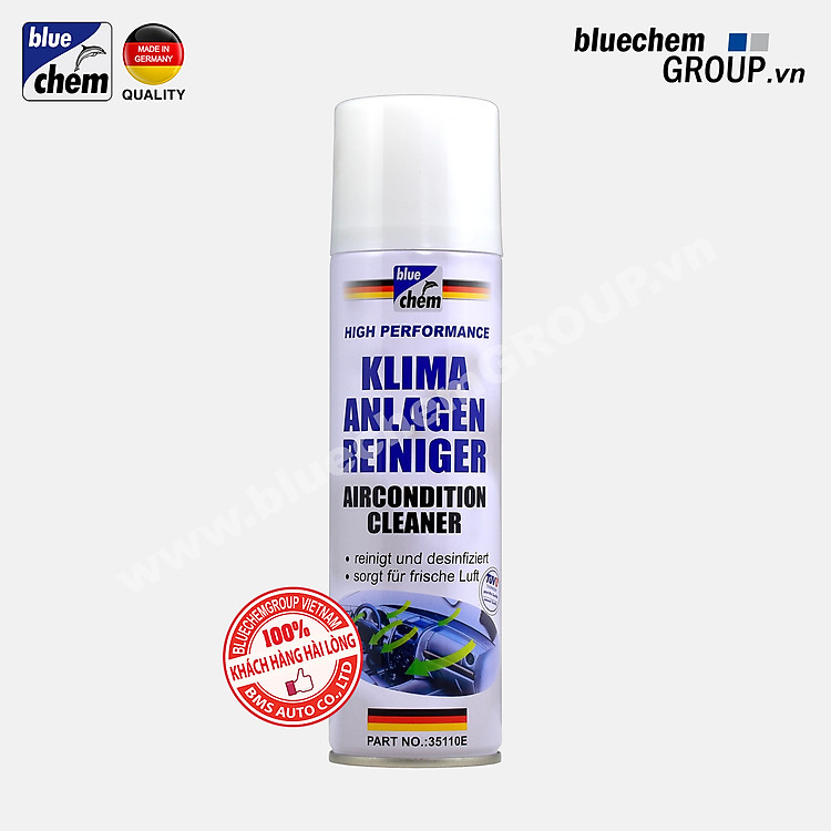 Dung dịch bluechem Vệ sinh dàn lạnh điều hòa (Klima Anlagel Reiniger - Air Condition Cleaner) 250ml