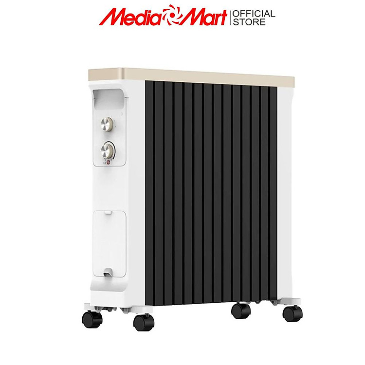 Máy sưởi dầu 14 thanh ROLER RH-2120 (Có giá phơi và tạo ẩm) - Hàng chính hãng (chỉ giao HN và một số khu vực)