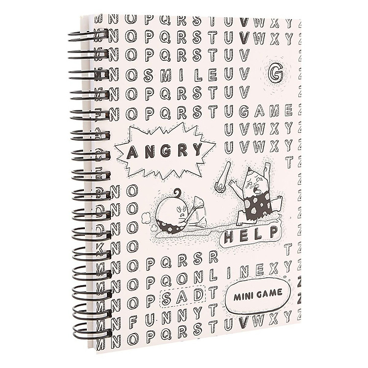 Sổ Lò Xo Khai Trí Mini Game - Size S - Màu Trắng - Ảnh 5