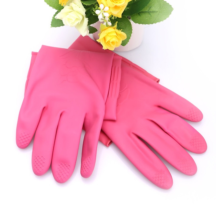 Combo 3 đôi găng tay rửa chén bát bằng cao su siêu bền, tiện lợi, bảo vệ da tay, chăm sóc gia đình- Màu giao ngẫu nhiên