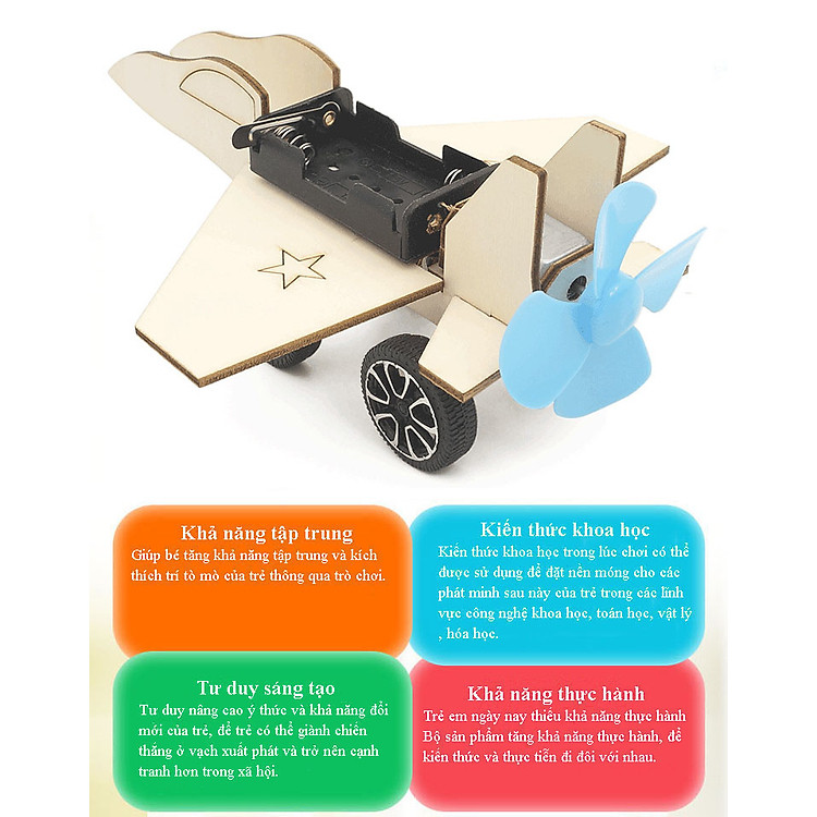Mua Bộ Đồ Chơi Khoa Học DIY Máy Bay Chính hãng Giá rẻ - Hình ảnh 3