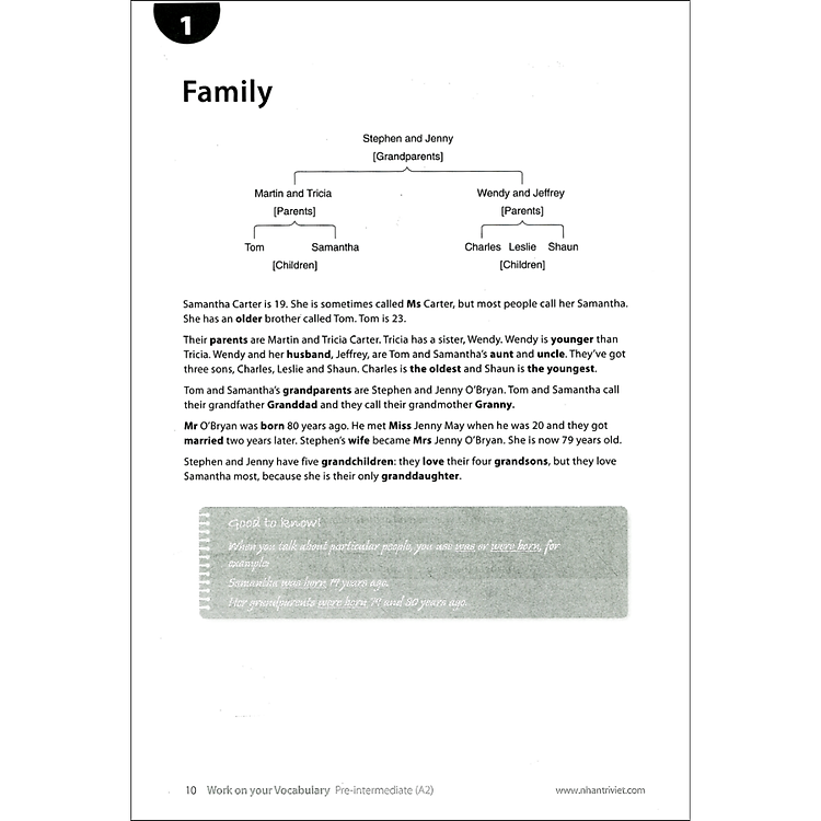 Work On Your Vocabulary A2 - Pre-Intermediate (Tái Bản) - Ảnh 3