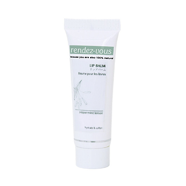 Son Dưỡng Môi Chống Khô Môi 100% Thiên Nhiên rendez-vous Pepermint Lemon Lip Balm 10ml