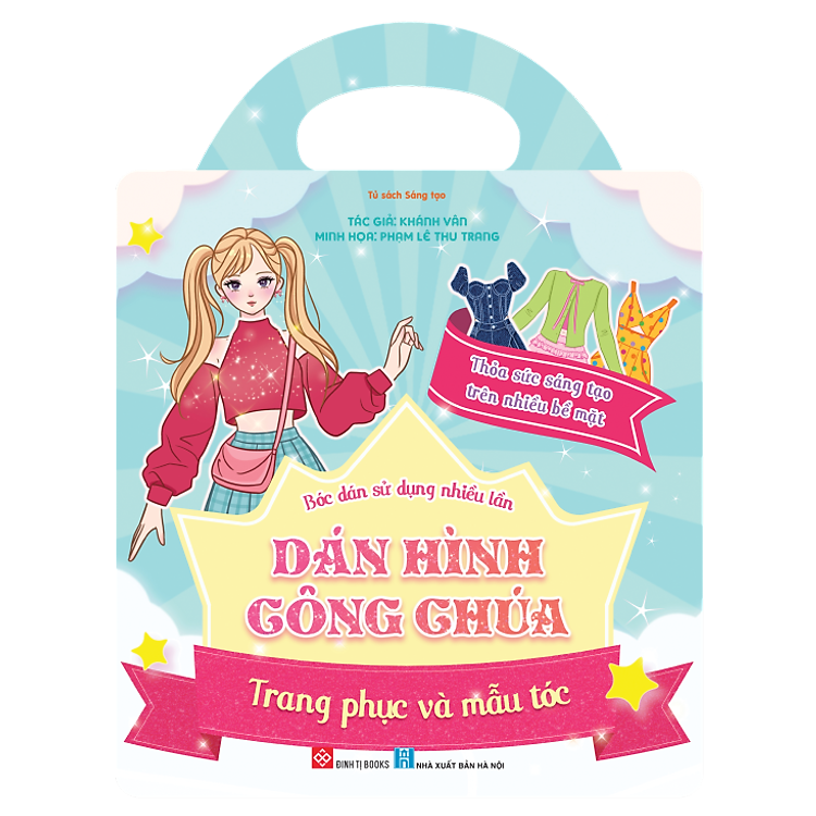 Sách Bóc Dán Sử Dụng Nhiều Lần - Dán Hình Công Chúa