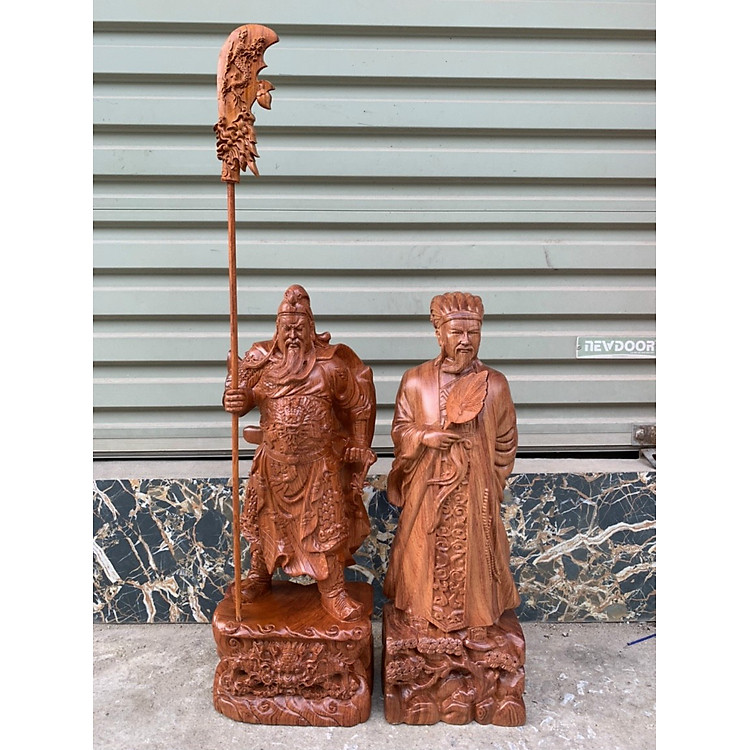 Tượng Khổng Minh và Tượng Quan Công (70cm) - Ảnh 5