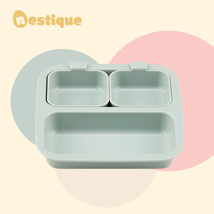 Khay Ăn Trẻ Em Nestique N-12 Cao Cấp Chính hãng Giá rẻ - Hình ảnh 4