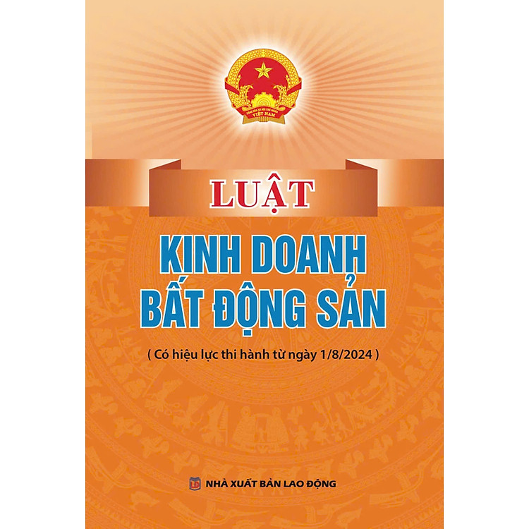 Sách - Luật kinh doanh bất động sản (NXB lao động)