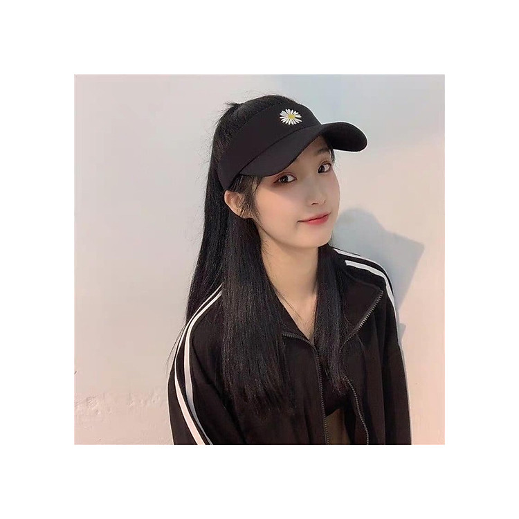 Mũ nửa đầu HOA CÚC chất kaki