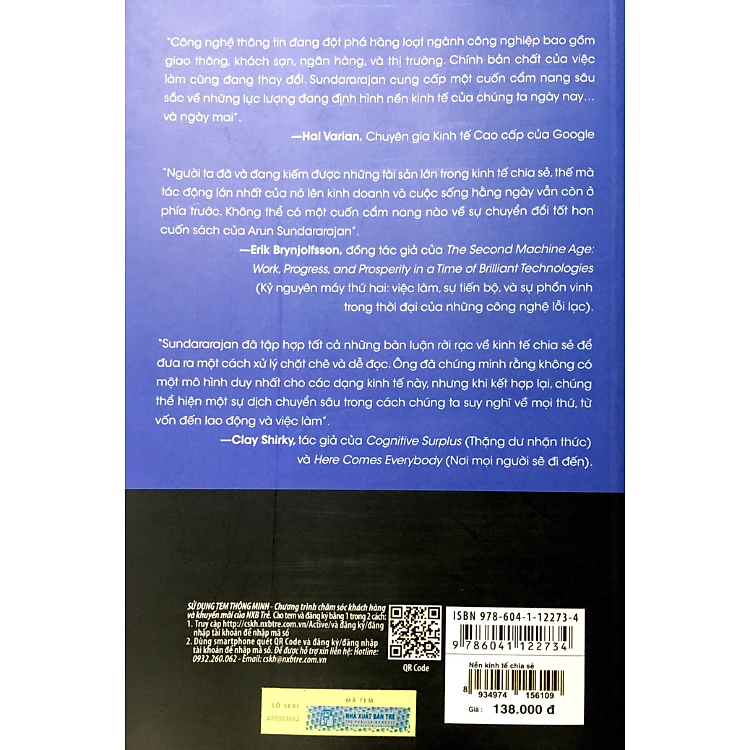 Nền Kinh Tế Chia Sẻ: Sự Kết Thúc Của Việc Làm, Và Sự Trỗi Dậy Của Chủ Nghĩa Tư Bản Dựa Trên Đám Đông - Ảnh 2