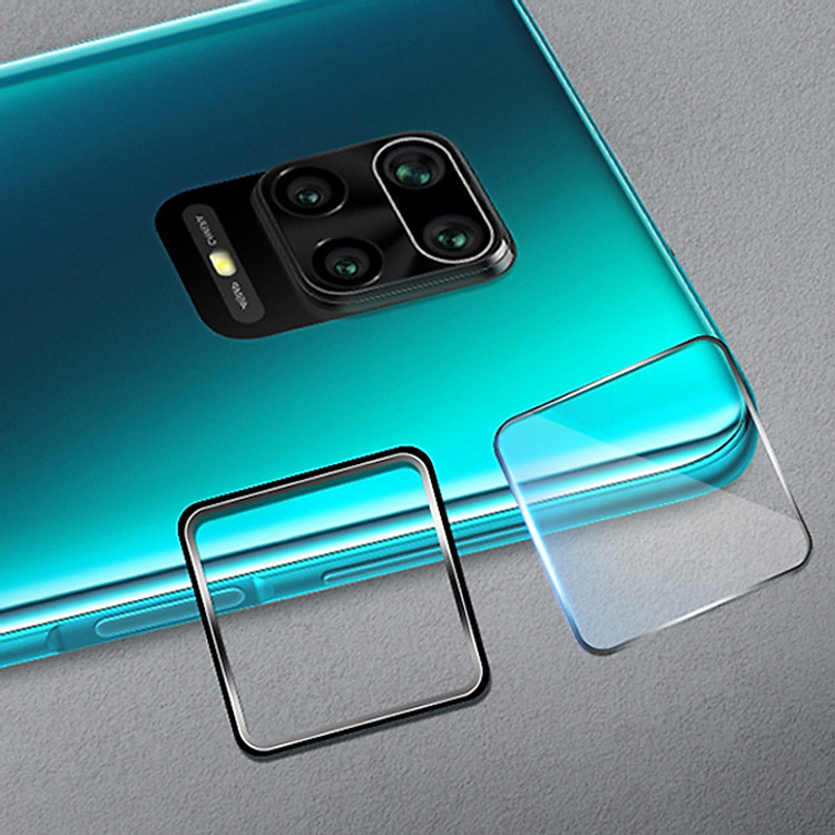 Bộ bảo vệ Camera Xiaomi Redmi Note 9S Cường Lực CAMERA - Khung viền Nhôm CAMERA