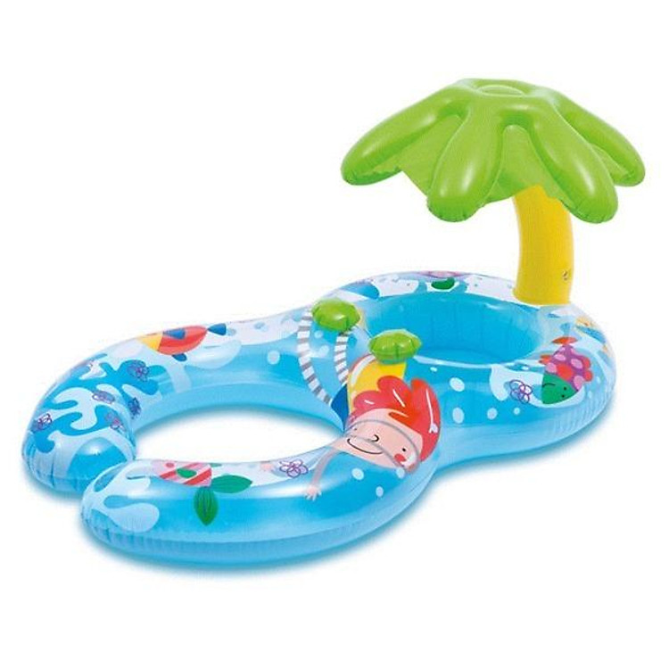 Phao Bơi Đôi Mẹ Và Bé INTEX Có Mái Che 56590