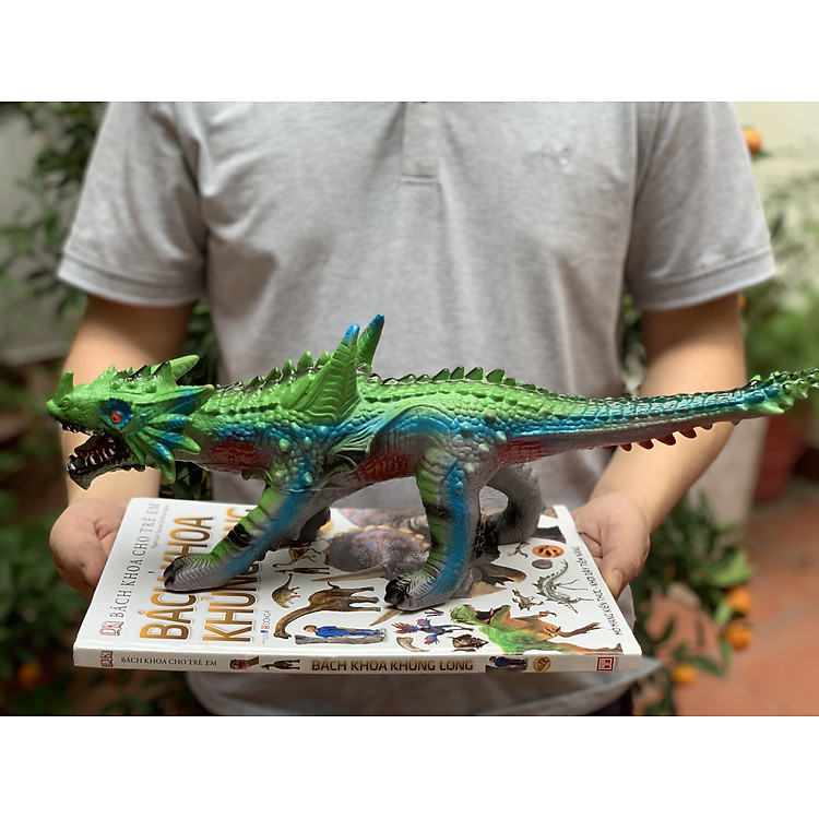 Mô hình khủng long khổng lồ - Rồng 4 đầu
