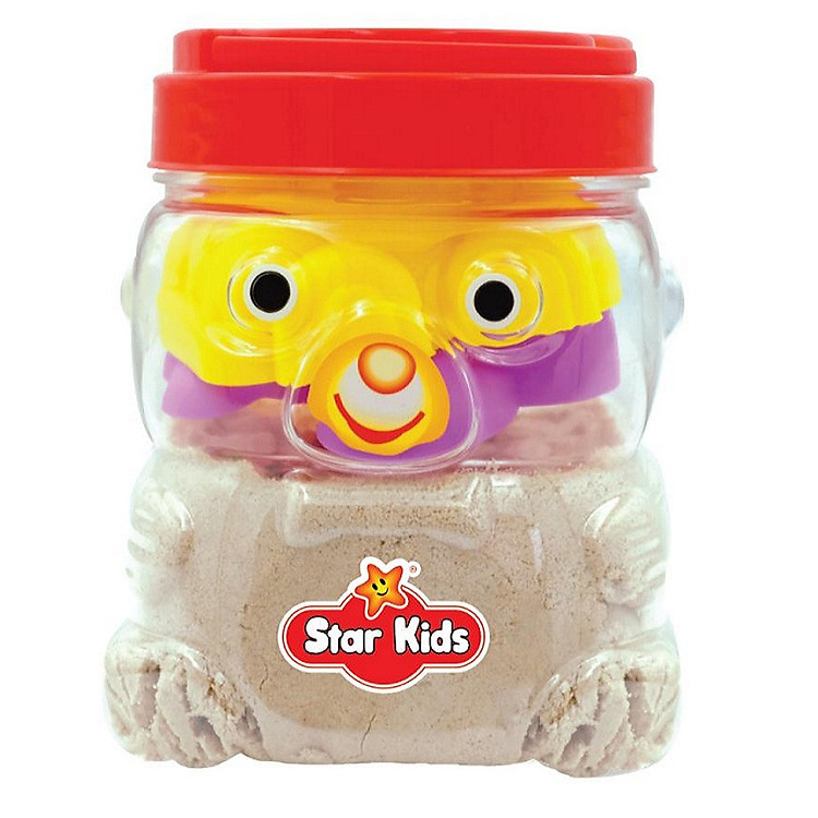 Đồ chơi trẻ em - Bộ cát động lực 500 g và khuôn Phương Tiện Giao Thông K-321-NAT