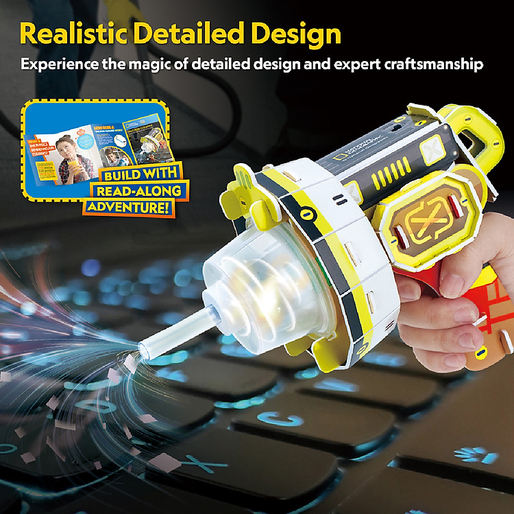 Đồ Chơi Lắp Ráp Máy Hút Bụi Nat Geo Chính hãng Giá tốt - Hình ảnh 4