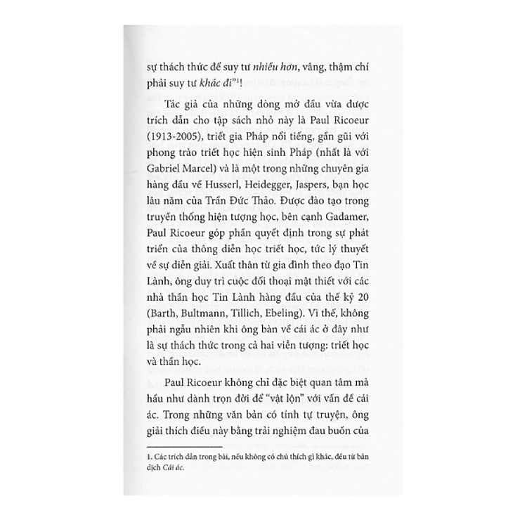 Cái Ác - Một Thách Thức Đối Với Triết Học Và Thần Học - Ảnh 5