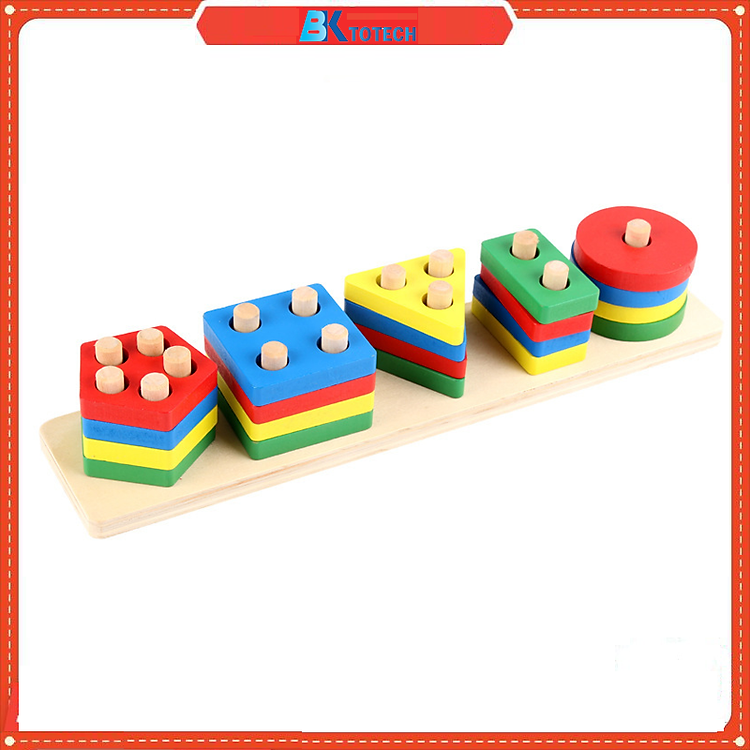 Đồ chơi thả hình 5 trụ cho bé Chính hãng Giá rẻ