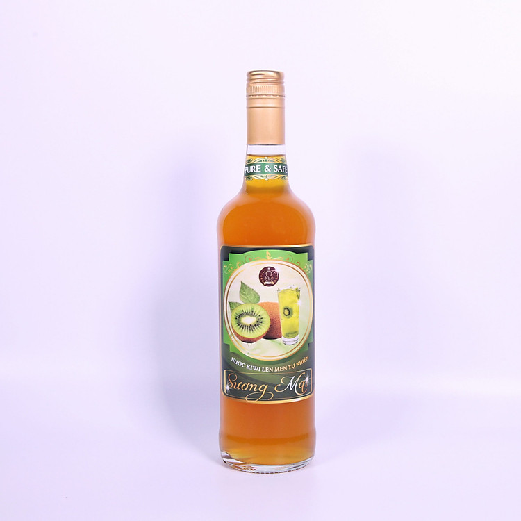 Nước kiwi lên men tự nhiên Sương Mai 100% không hóa chất tổng hợp - Naturally fermented kiwi juice