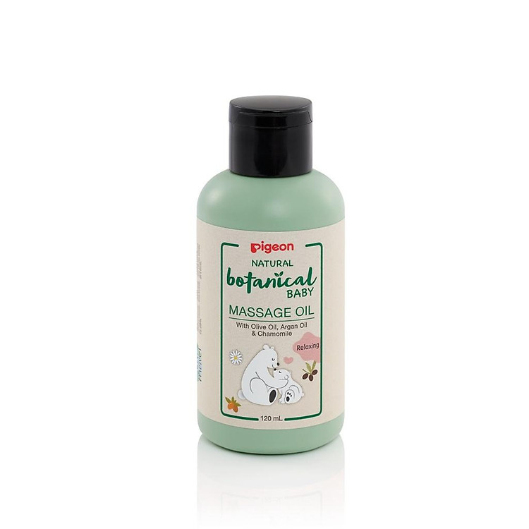 Dầu Massage Cho Bé Pigeon 120ml Chính hãng Giá tốt - Hình ảnh 5