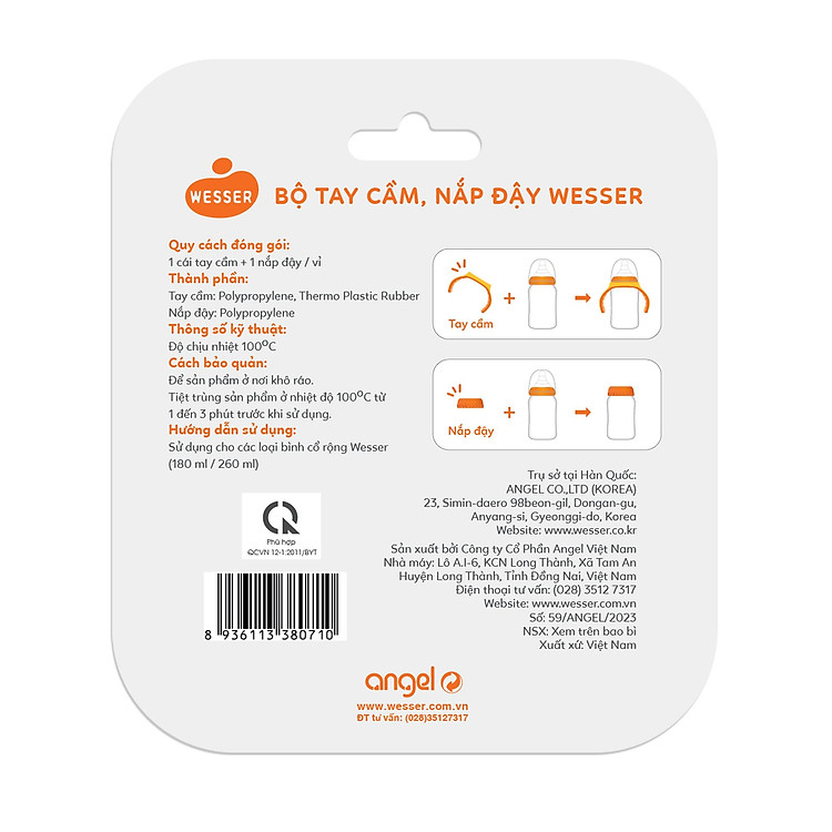 Mua BỘ TAY CẦM NẮP ĐẬY BÌNH WESSER Uy tín Ưu đãi - Hình ảnh 5