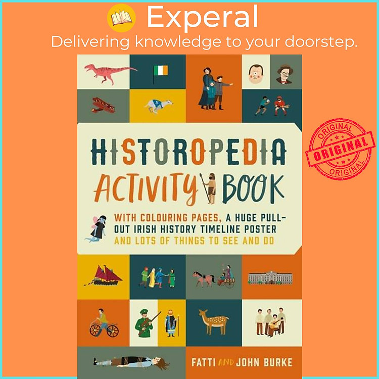 Sách - Historopedia Activity Book - With colouring pages, a huge pull-out timelin by Kathi Burke (UK edition, paperback)